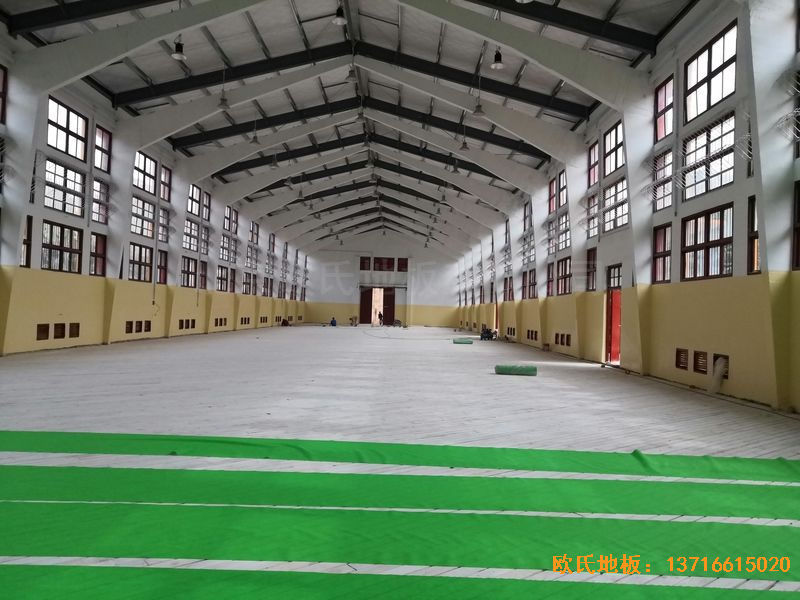 福建中国女排中国队训练基地排球场馆运动地板安装案例